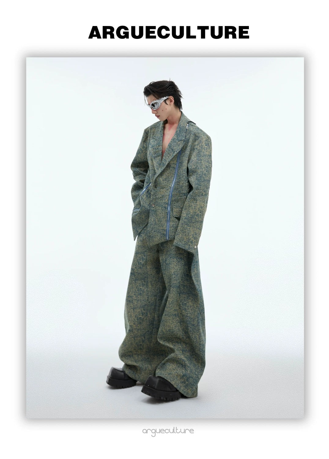 desc::oversized-deconstructed-3d-denim-blazer-with-metal-zips-detail-img-5