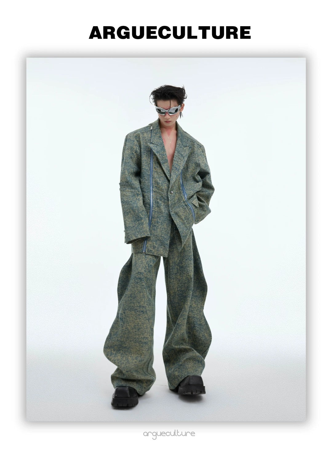 desc::oversized-deconstructed-3d-denim-blazer-with-metal-zips-detail-img-6