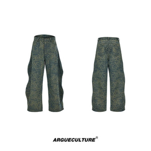 oversized-deconstructed-3d-denim-blazer-with-metal-zips-green-jacket