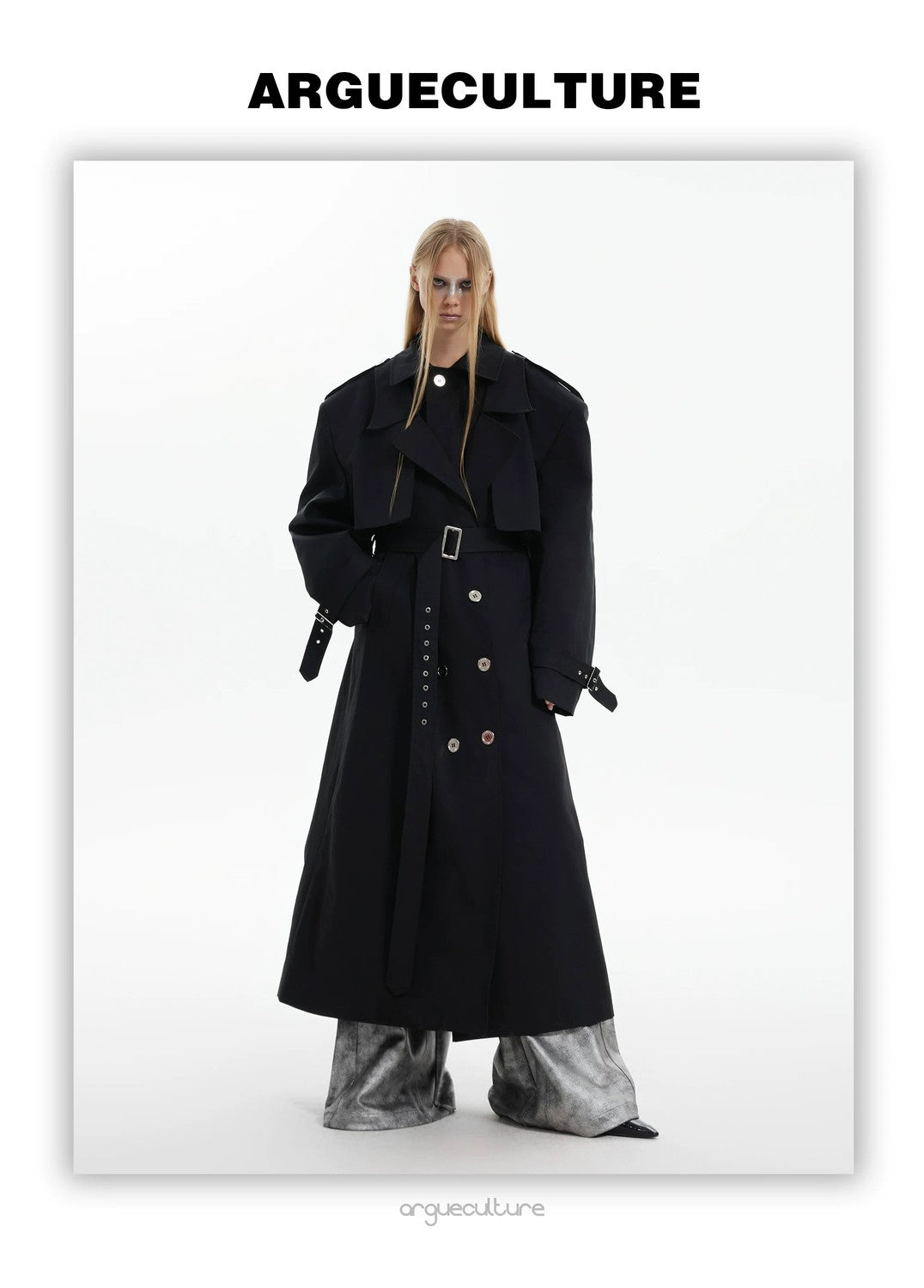 desc::oversized-deconstructed-trench-coat-with-padded-shoulders-detail-img-3