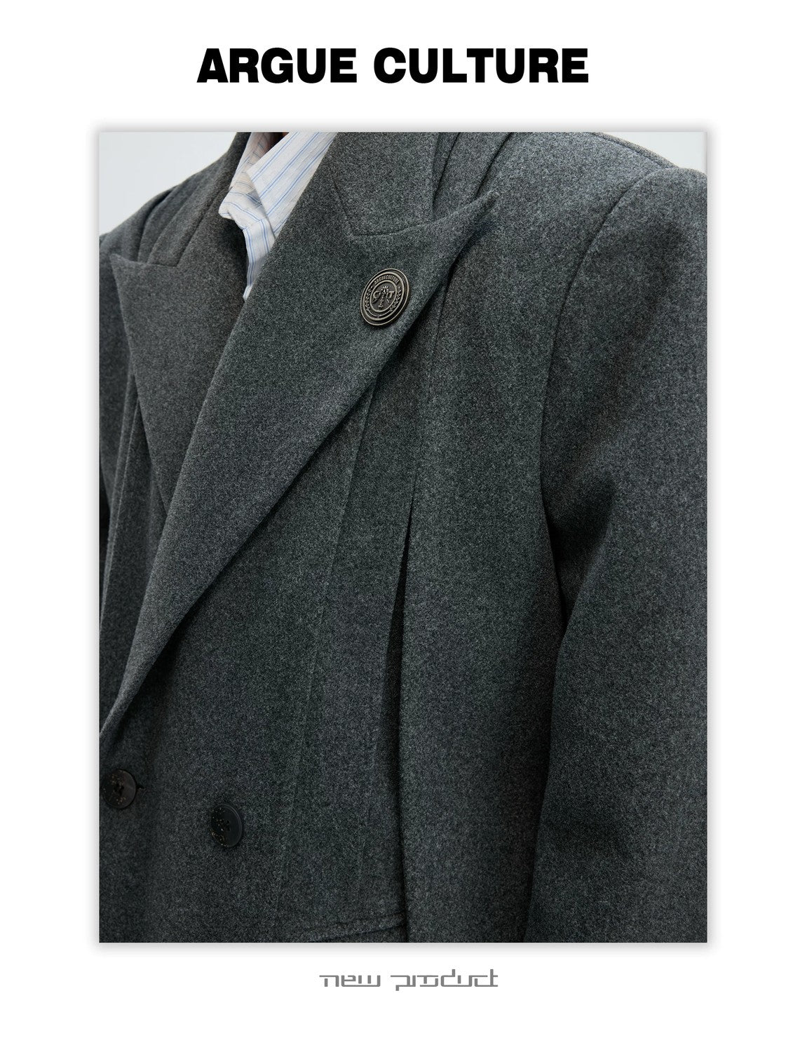 desc::oversized-deconstructed-wool-blazer-set-with-cinched-waist-detail-img-16