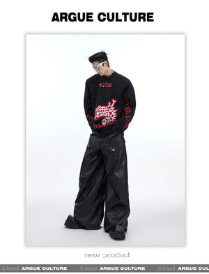 desc::oversized-dragon-shimmer-knit-sweater-streetwear-pullover-detail-img-3