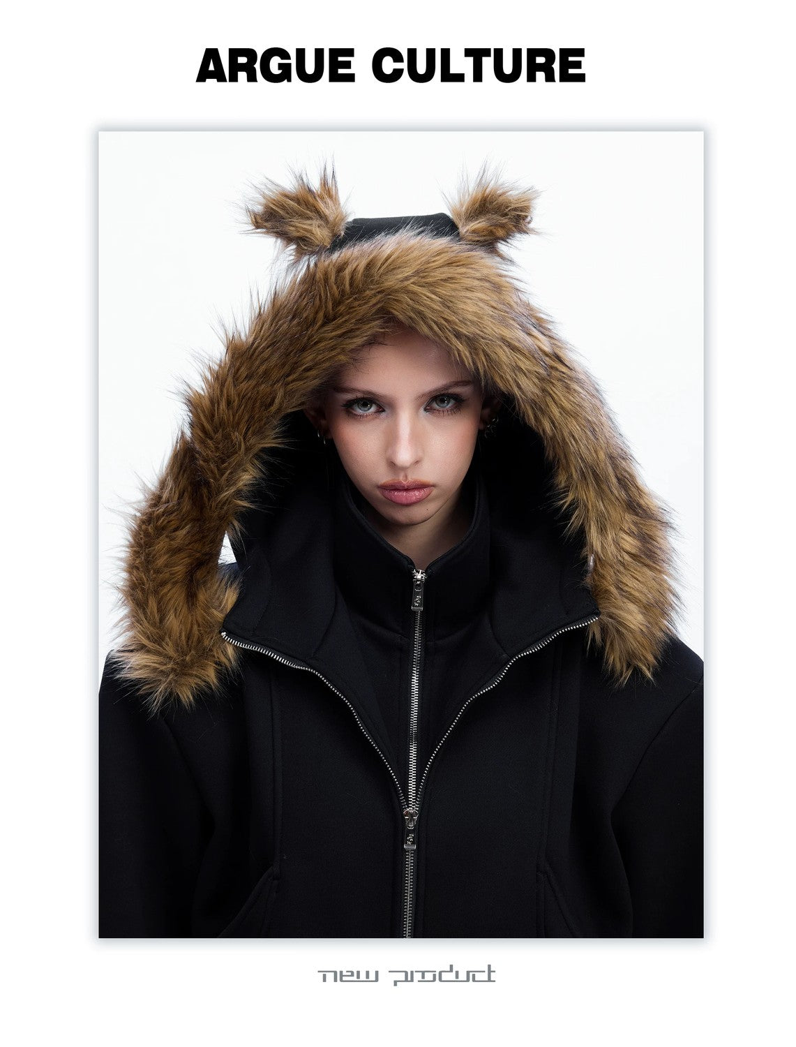 desc::oversized-fake-two-piece-sherpa-lined-hoodie-detail-img-15