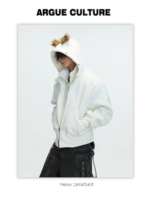 desc::oversized-fake-two-piece-sherpa-lined-hoodie-detail-img-3