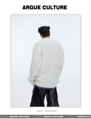 desc::oversized-faux-mink-v-neck-sweater-mens-streetwear-detail-img-12