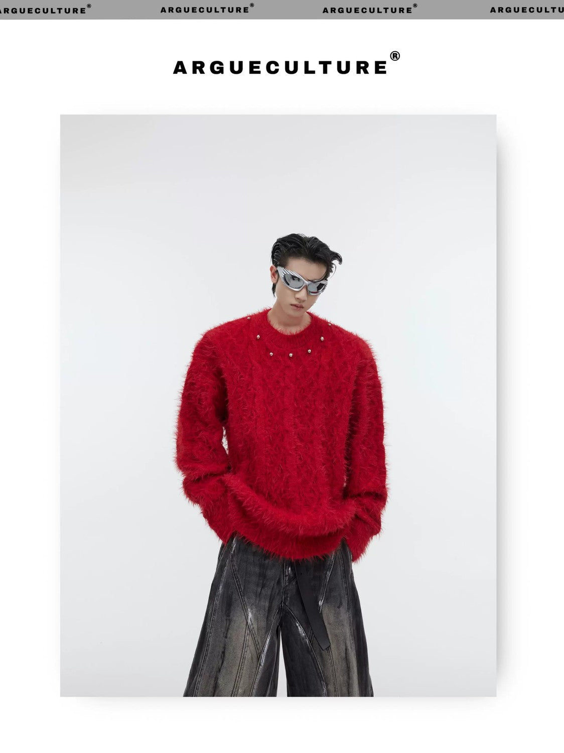 desc::oversized-metal-button-knit-sweater-unisex-streetwear-detail-img-6