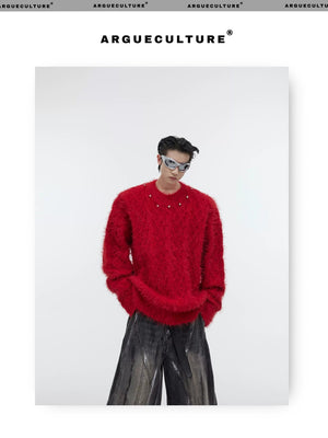 desc::oversized-metal-button-knit-sweater-unisex-streetwear-detail-img-6