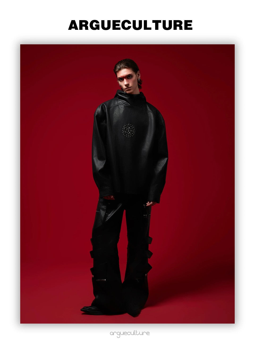 desc::oversized-punk-pu-leather-hoodie-with-rivet-accents-detail-img-10