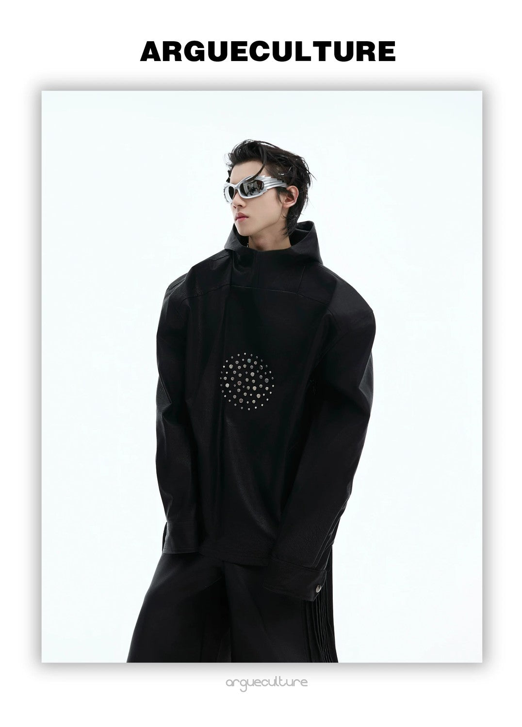 desc::oversized-punk-pu-leather-hoodie-with-rivet-accents-detail-img-5
