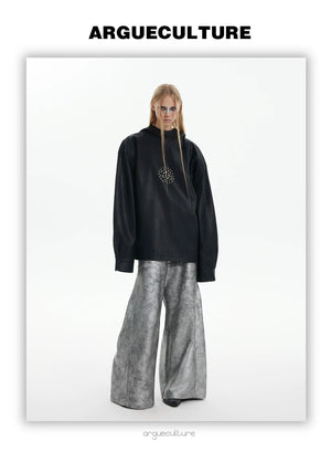 desc::oversized-punk-pu-leather-hoodie-with-rivet-accents-detail-img-7