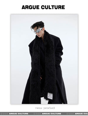 desc::oversized-scarf-design-woolen-trench-coat-for-men-detail-img-10
