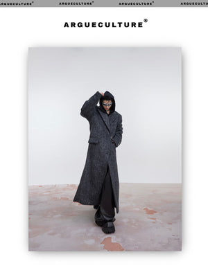desc::oversized-shoulder-pad-wool-trench-coat-with-metal-buckle-detail-img-12