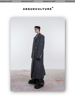 desc::oversized-shoulder-pad-wool-trench-coat-with-metal-buckle-detail-img-3