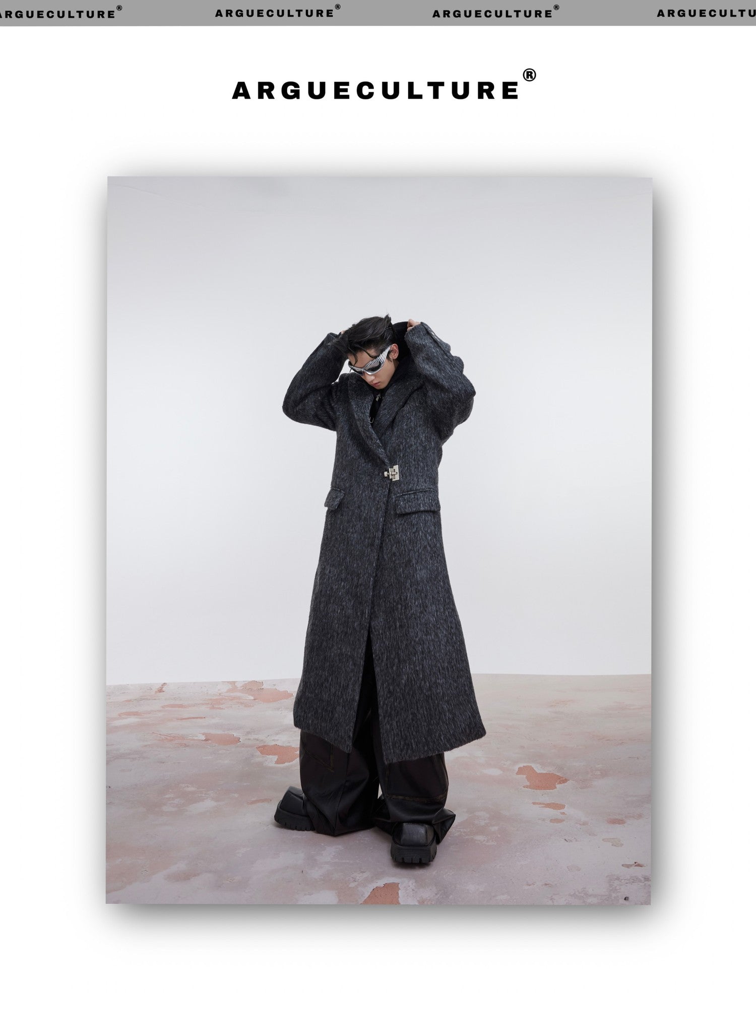 desc::oversized-shoulder-pad-wool-trench-coat-with-metal-buckle-detail-img-9