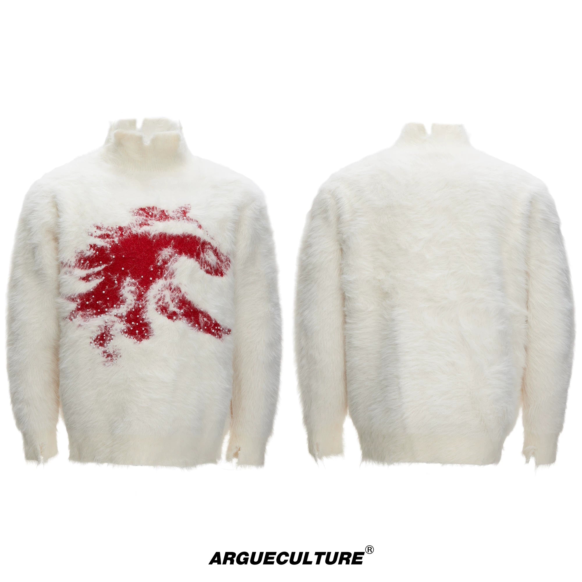 oversized-year-of-the-horse-patchwork-mock-neck-sweater-green