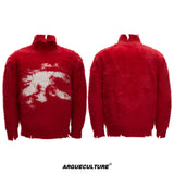 oversized-year-of-the-horse-patchwork-mock-neck-sweater-red