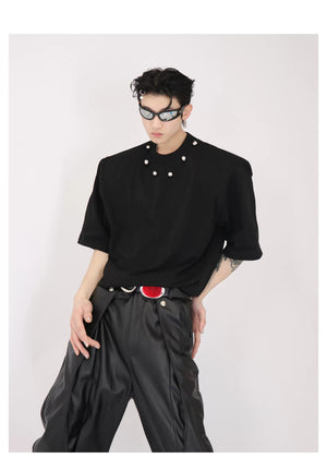 desc::padded-shoulder-metal-bead-punk-tee-loose-fit-detail-img-9