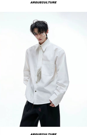 desc::padded-shoulder-tie-patchwork-oversized-shirt-detail-img-11