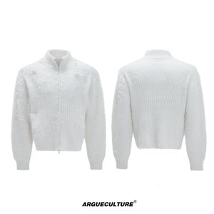 pearl-accented-high-neck-wool-cardigan-slim-fit-knitwear-black