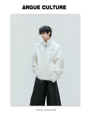 desc::pearl-accented-high-neck-wool-cardigan-slim-fit-knitwear-detail-img-12