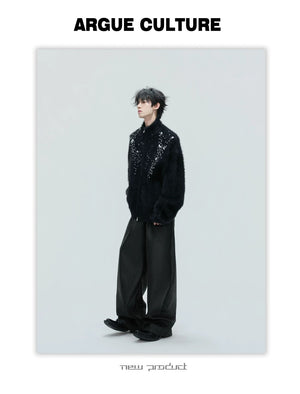 desc::pearl-accented-high-neck-wool-cardigan-slim-fit-knitwear-detail-img-9