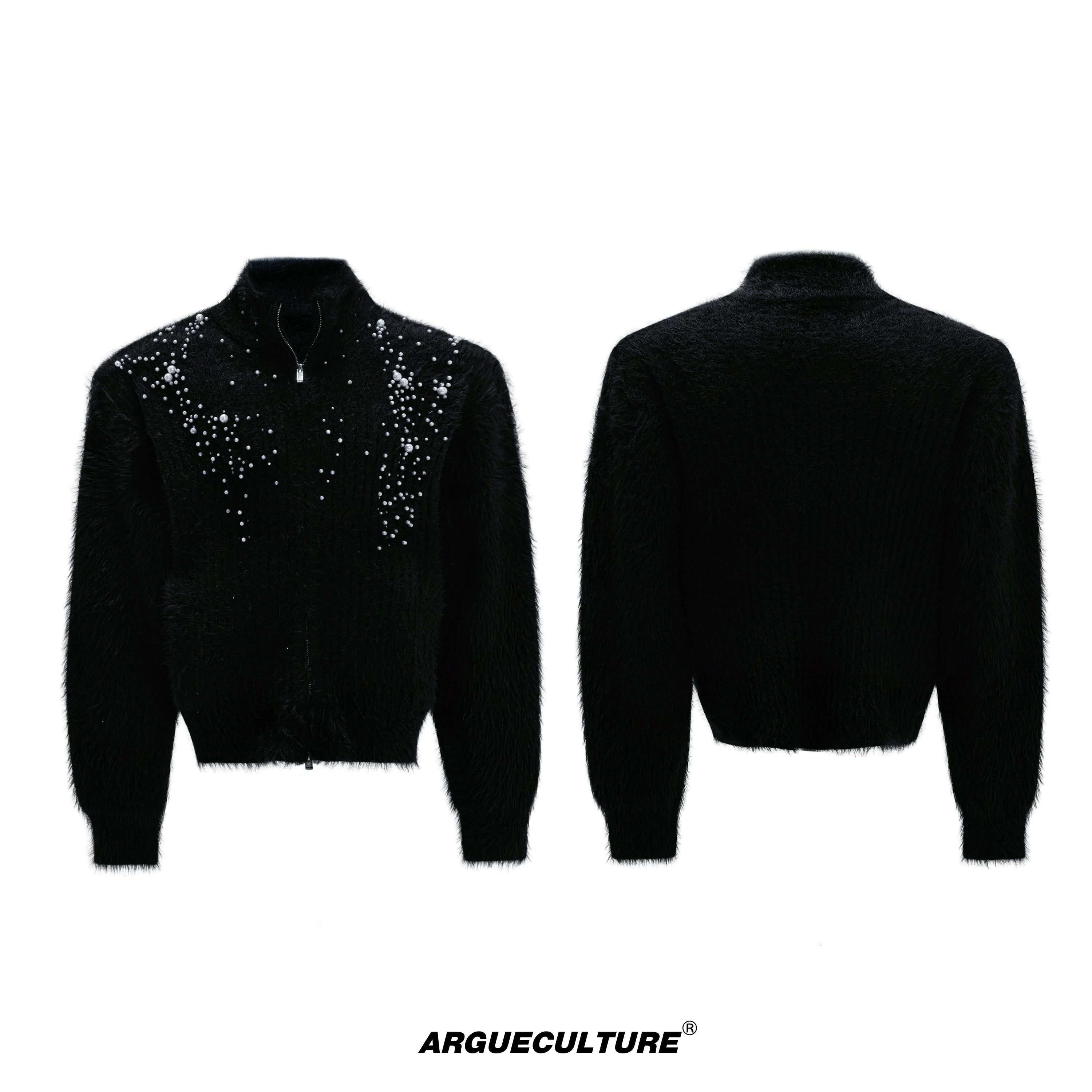 pearl-accented-high-neck-wool-cardigan-slim-fit-knitwear-white