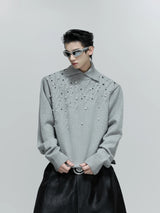 pearl-cable-knit-turtleneck-heavyweight-loose-sweater-gray-top