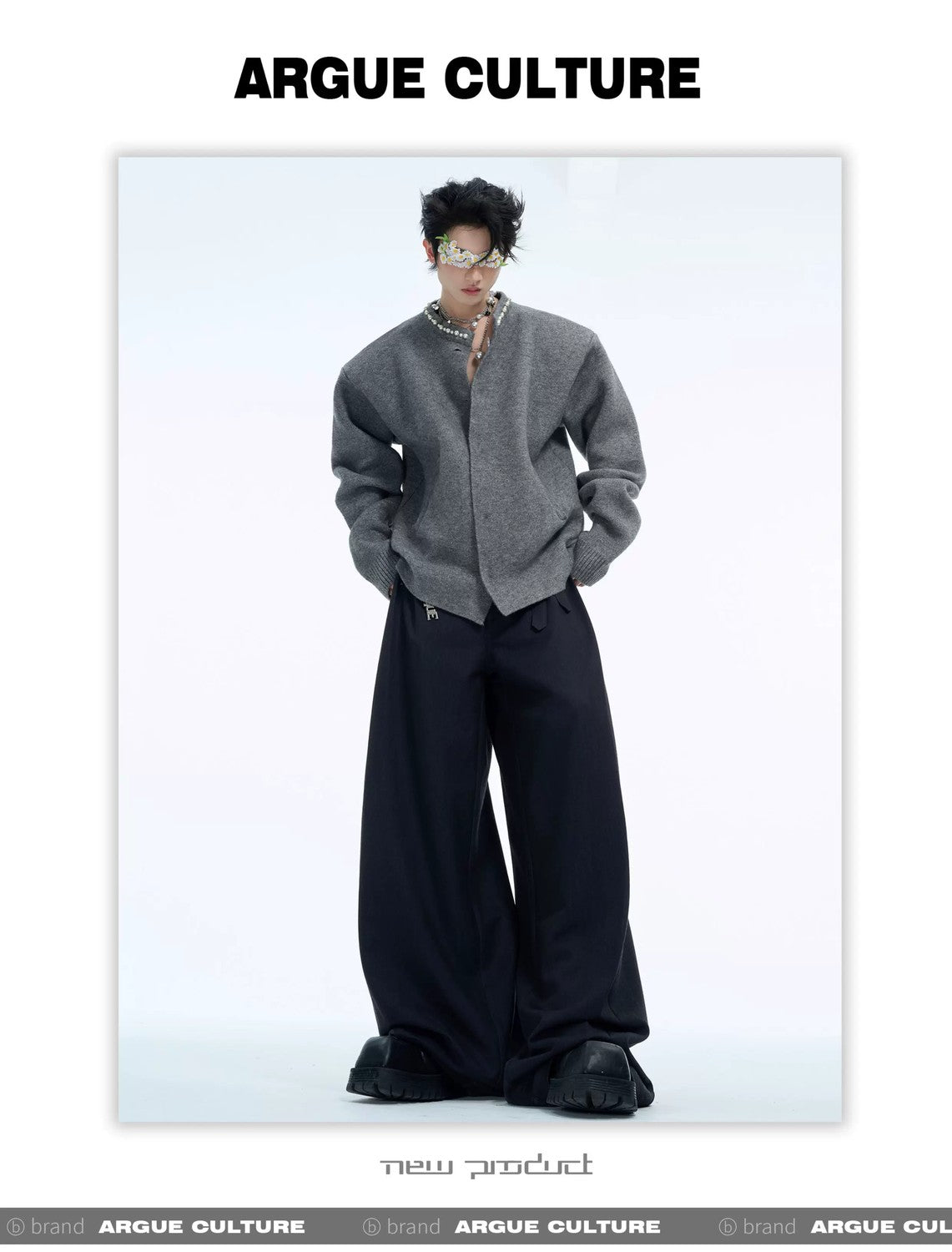 desc::pearl-embellished-cropped-cardigan-loose-knit-sweater-detail-img-19