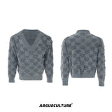 pearl-embellished-v-neck-deconstructed-knit-sweater-white