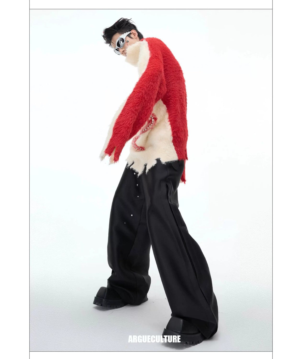 desc::pearl-snake-embellished-faux-mink-turtleneck-sweater-detail-img-10