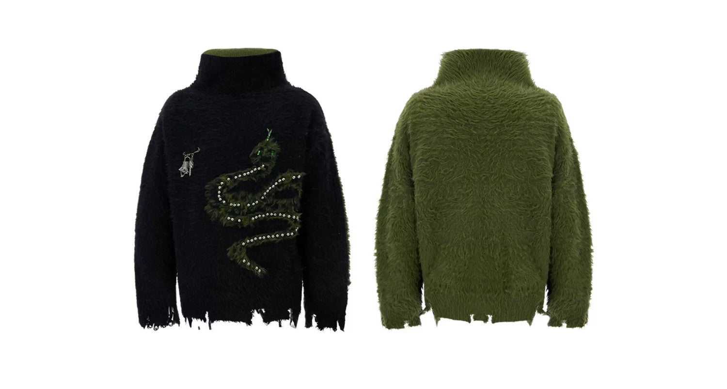 desc::pearl-snake-embellished-faux-mink-turtleneck-sweater-detail-img-20