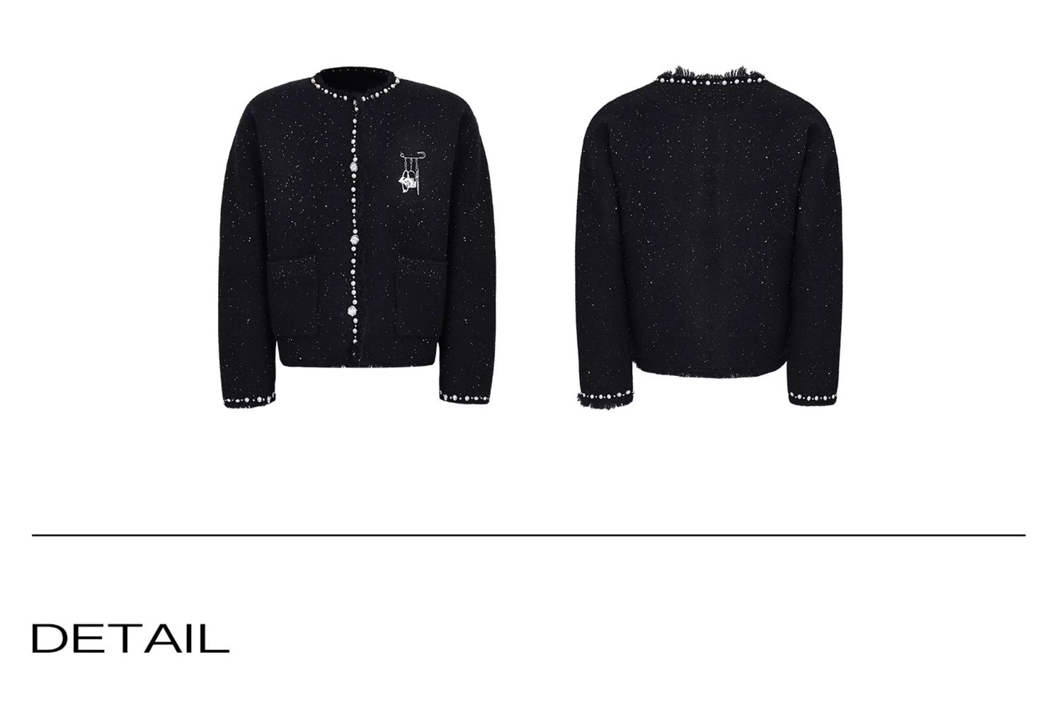 desc::pearl-trim-glitter-knit-jacket-loose-street-cardigan-detail-img-25