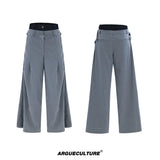 pinstripe-denim-patchwork-deconstructed-streetwear-suit-gray-jacket