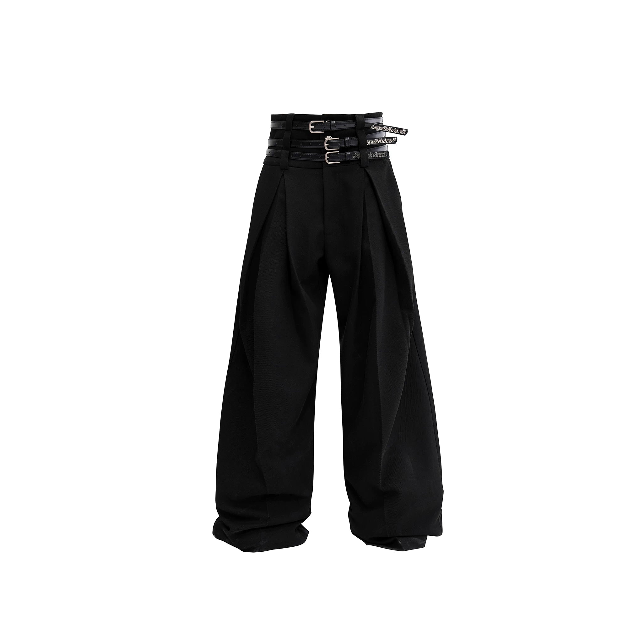 pleated-straight-leg-designer-trousers-with-belt-black-includes-3-belts