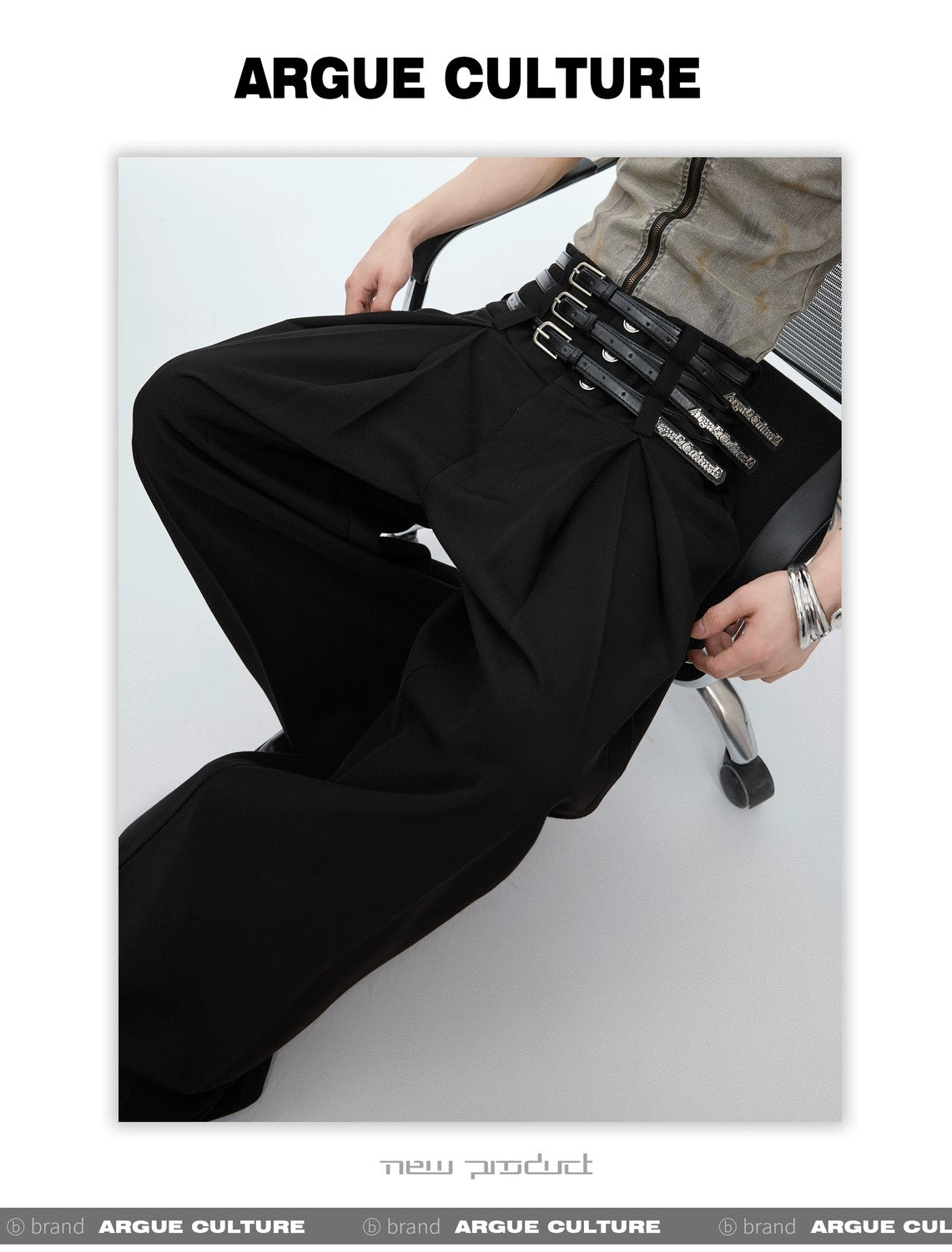 desc::pleated-straight-leg-designer-trousers-with-belt-detail-img-7