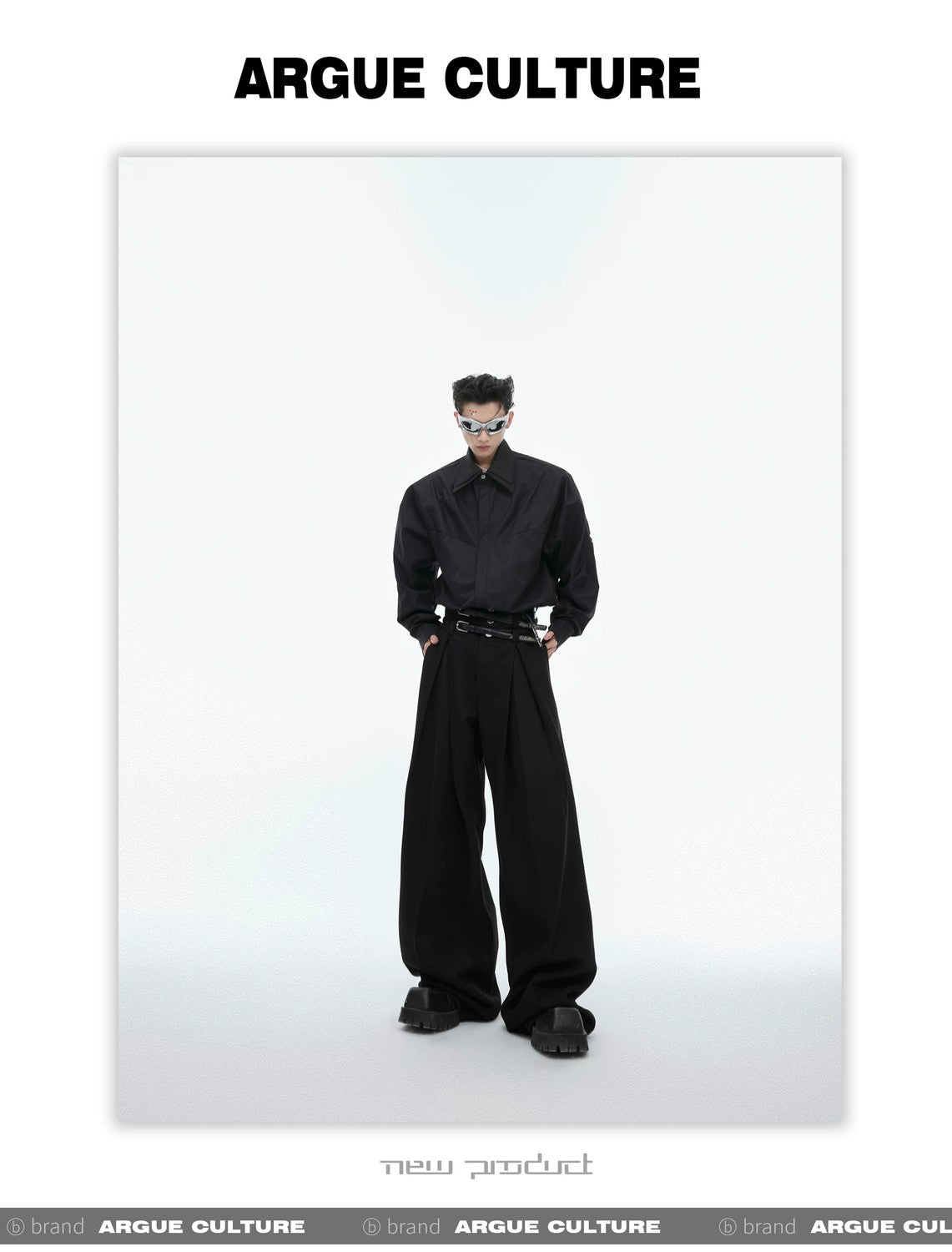 desc::pleated-straight-leg-designer-trousers-with-belt-detail-img-9
