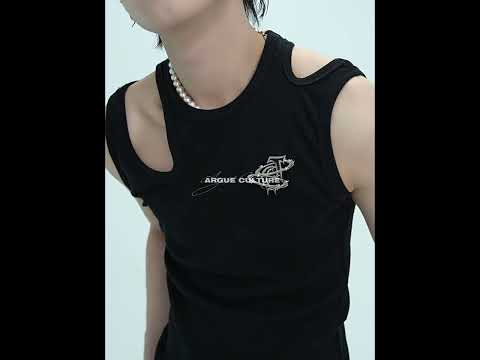 Cutout Metal-Detail Tank Vest | Argue Culture video