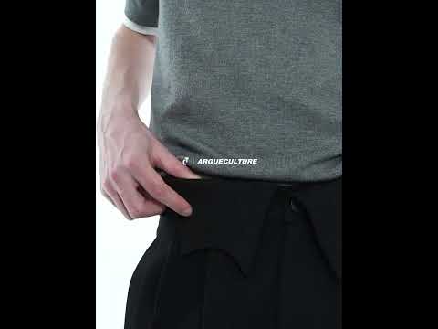 Embroidered Asymmetric Waist Wide-Leg Trousers | ArguE CulturE