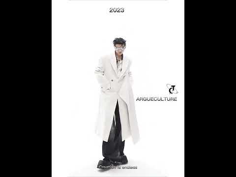 Video showcasing the movement and styling possibilities of this unisex oversized wool trench coat with leather trim