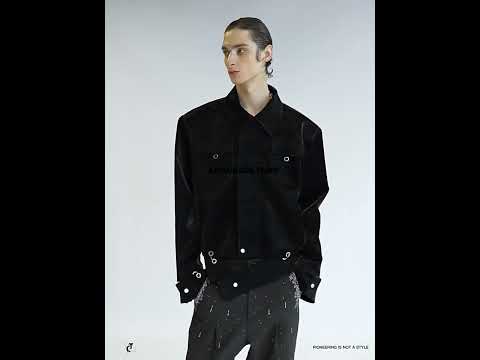 Black Croc-Embossed PU Cropped Zip Jacket | Unisex | ArguE CulturE