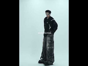 360-degree video showcasing the retro v-neck baseball tee with contrast sleeves and streetwear style