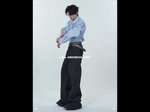 Striped Waist-Cinched Shirt with Detachable Tie video