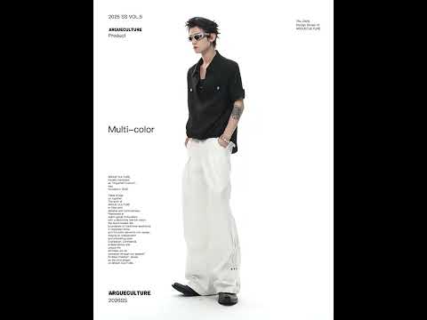 Pleated Rivet Straight-Leg Jeans | Cotton Denim video