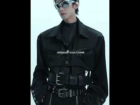 Deconstructed Cropped Cotton Shirt | Avant-Garde Style video