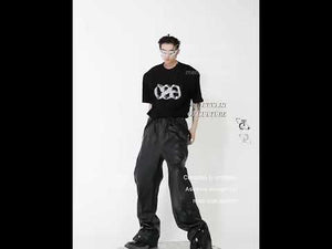 Oversized Cotton T-Shirt with Dimensional Letter Print video