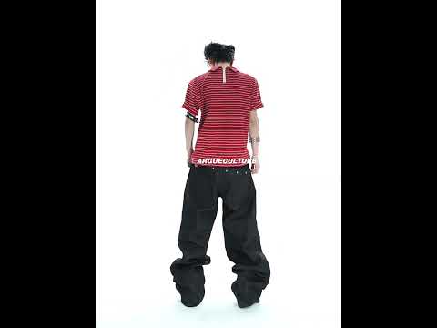 Contrast Stripe Polo Shirt with Horse Badge video