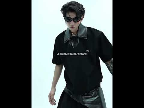 Double-Collar Short-Sleeve Set | Avant-Garde Streetwear video
