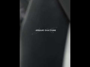 360-degree video showcasing all angles of these unique wide leg pants with metal button details and patchwork design