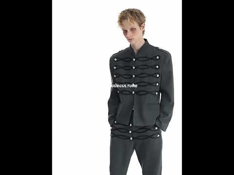 Napoleon Faux Leather Stripe Jacket | Gothic Streetwear video