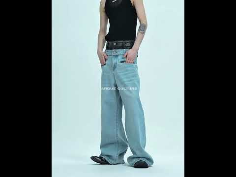 Washed Denim Jacket and Trouser Set | Streetwear video